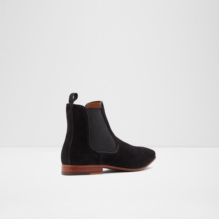 Black Leather Suede Aldo Biondi-r Men's Boots | esgv1NzO