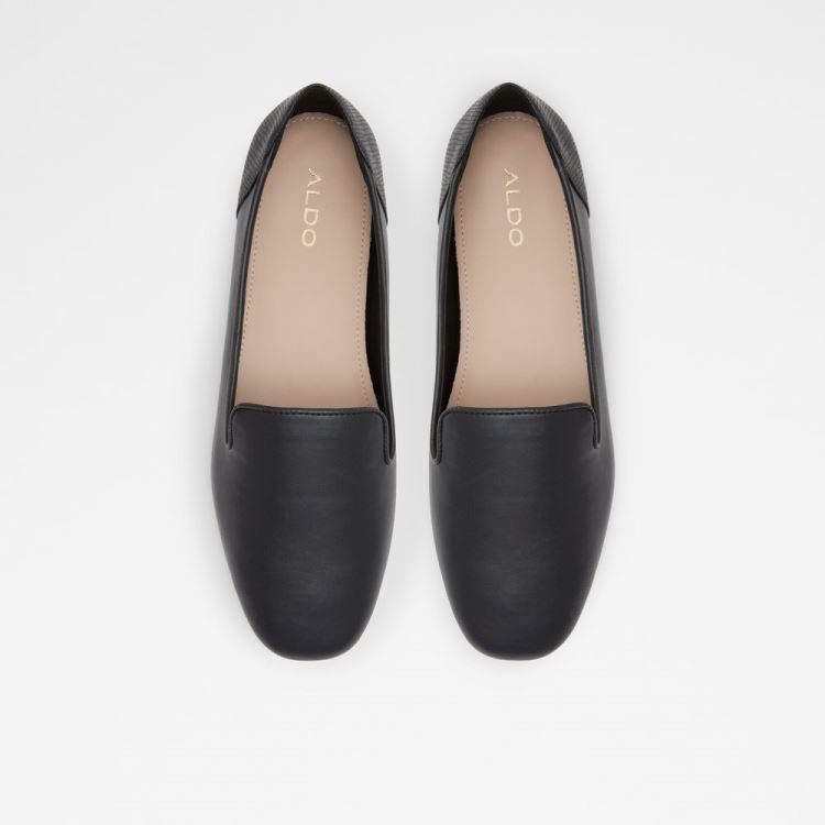 Black Synthetic Aldo Mythimna Women's Loafers | w4WHMSOD