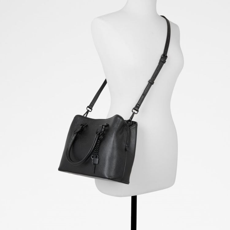 Black Synthetic Epi Aldo Legoiri Women's Tote Bags | 8YxfT1p4