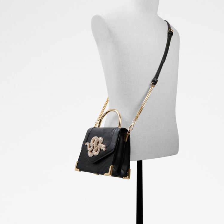 Black Synthetic Mixed Material Aldo Kedaydia Women's Mini Bag | Lv8bcPzr