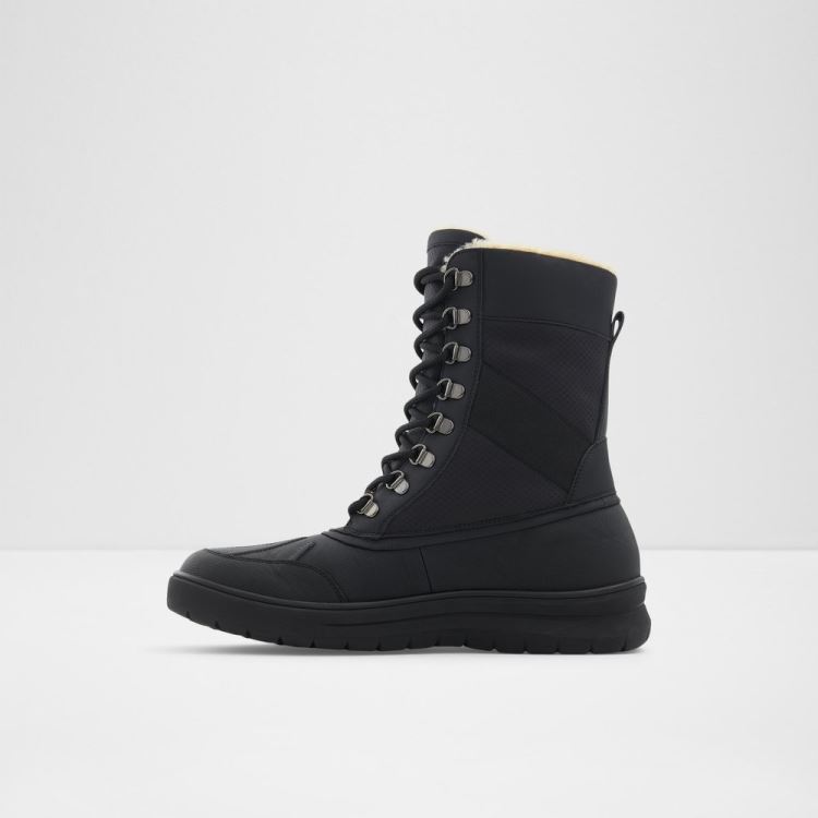 Black Synthetic Mixed Material Aldo Somesu Men's Boots | MEjvIT9f