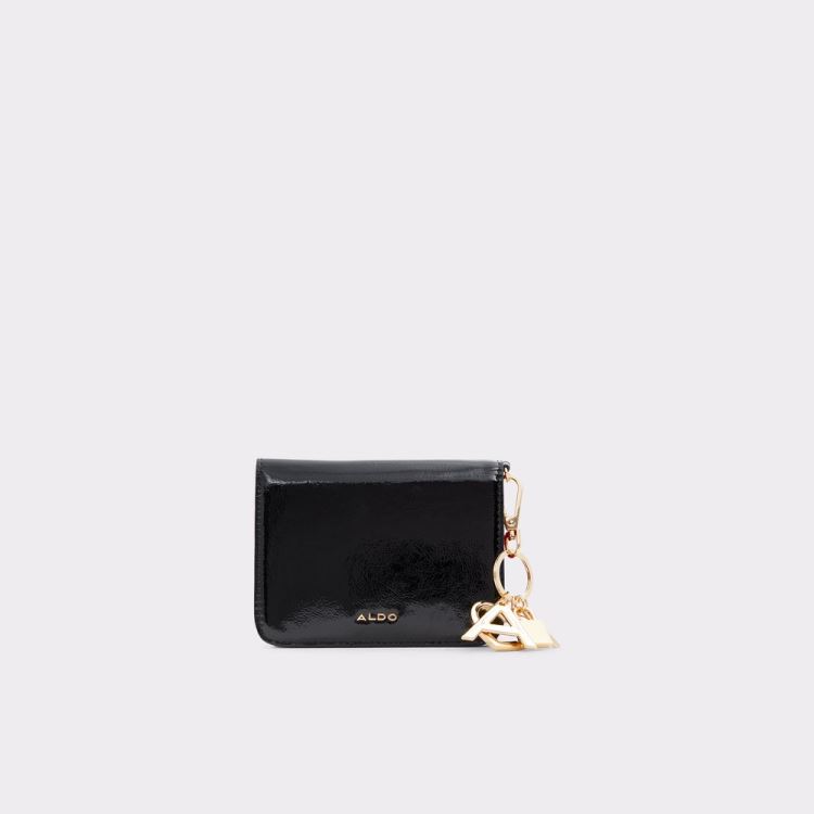 Black Synthetic Patent Aldo Dwendassa Women\'s Wallets | ug1ZlELw