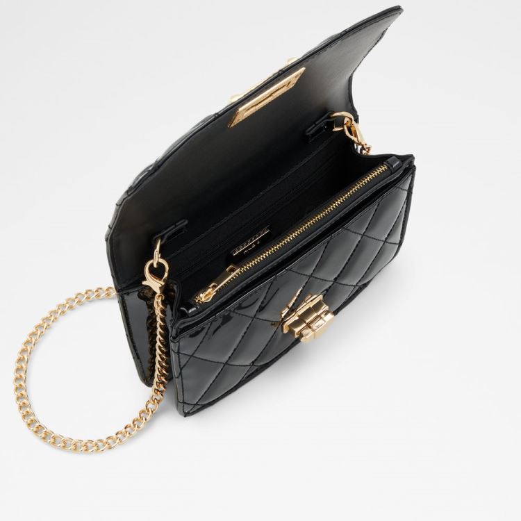 Black Synthetic Patent Aldo Grydith Women's Crossbody Bags | ZfZyCO1u