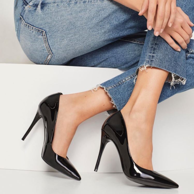 Black Synthetic Patent Aldo Stessy Women's Pumps | fYXzv5VU