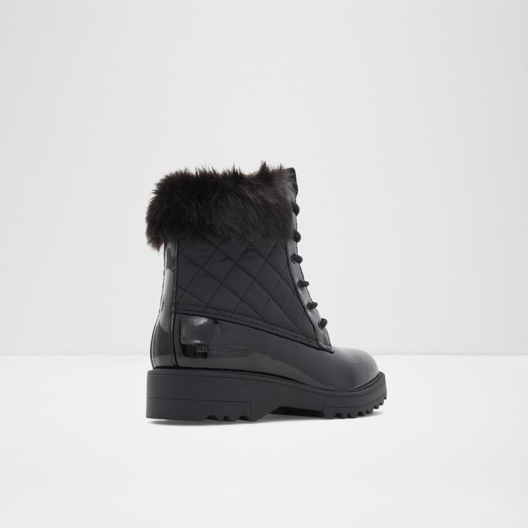 Black Synthetic Quilted Aldo Breadda Women's Boots | H8zVzxUM