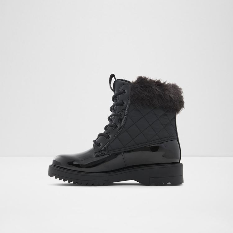 Black Synthetic Quilted Aldo Breadda Women's Boots | H8zVzxUM