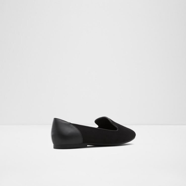 Black Textile Mixed Material Aldo Mythimna Women's Loafers | S06Gm6C2