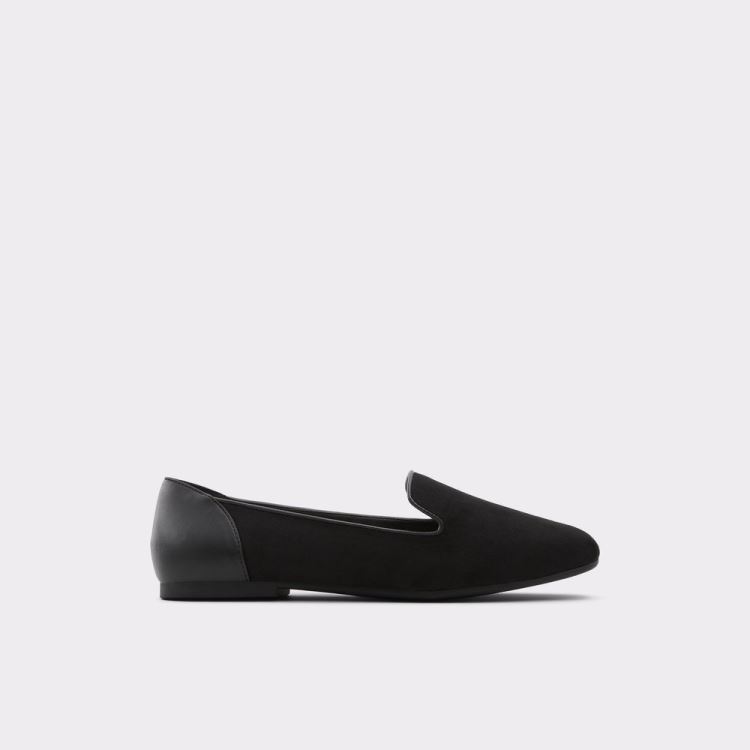 Black Textile Mixed Material Aldo Mythimna Women\'s Loafers | S06Gm6C2