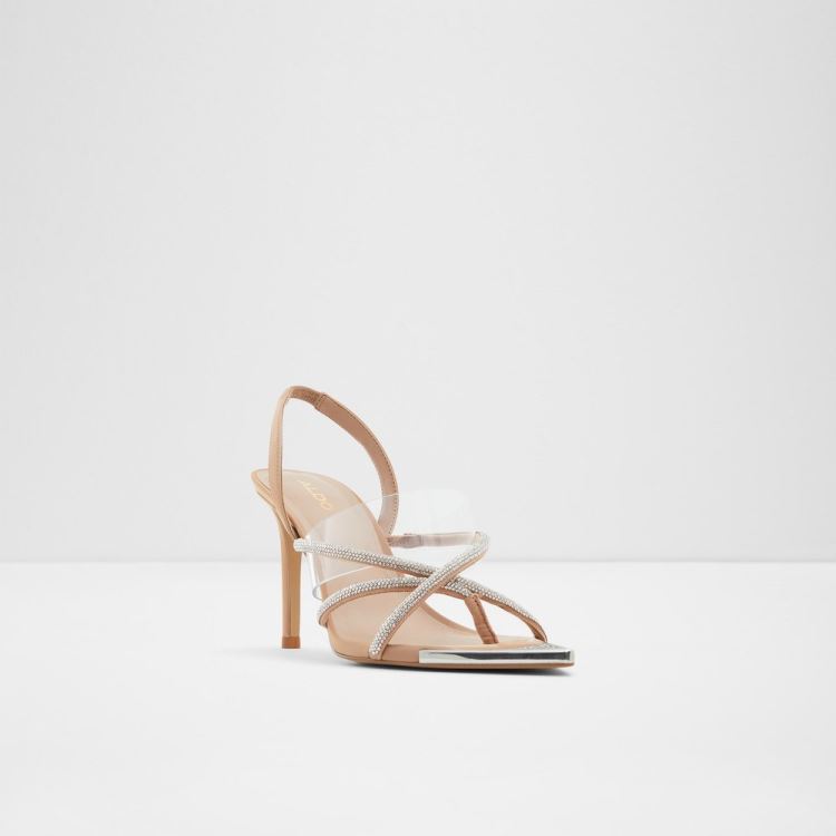 Bone Aldo Aabelle Women's Dress Sandals | LnZKDiCs