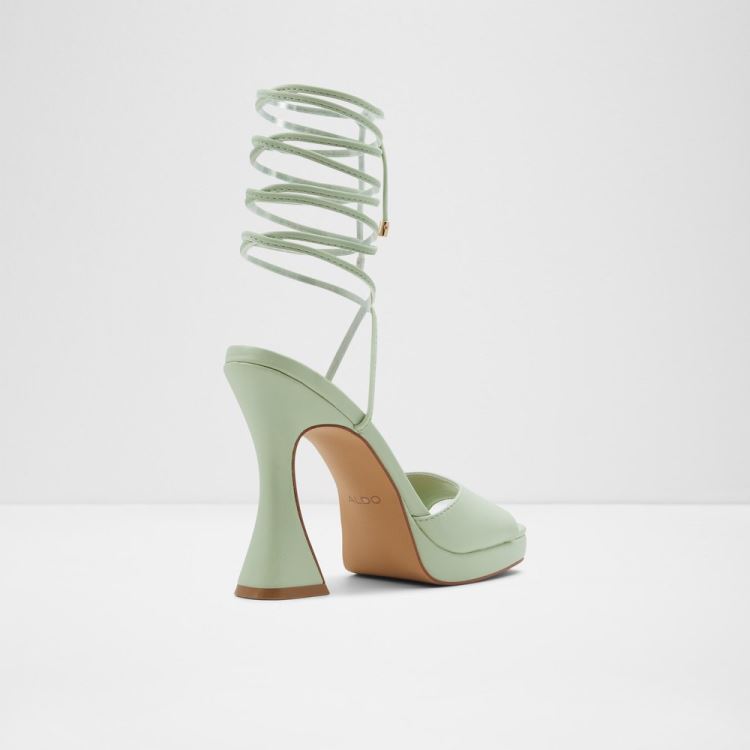 Bright Green Aldo Daphnee Women's Heels | Lwj2Saqf