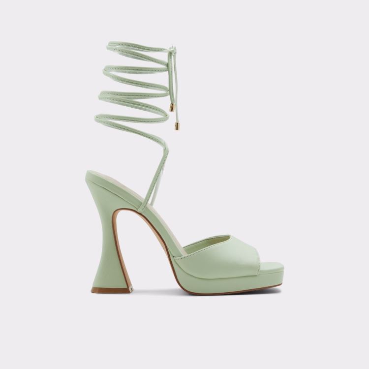 Bright Green Aldo Daphnee Women\'s Heels | Lwj2Saqf