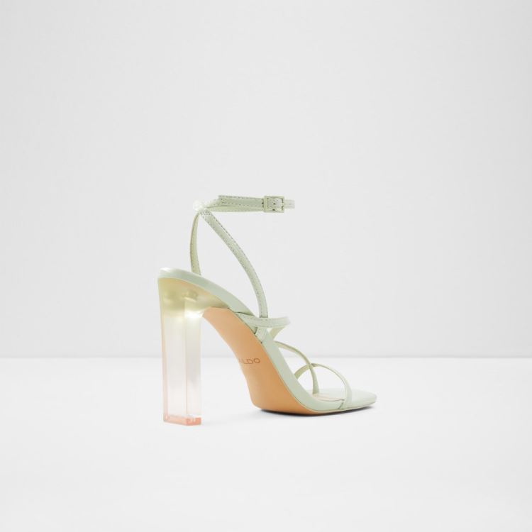 Bright Green Aldo Hainiel Women's Heels | ULh5vFPR