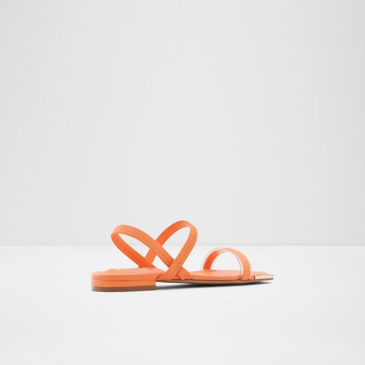 Bright Orange Aldo Wiciratha Women's Flat Sandals | hGsnECv7