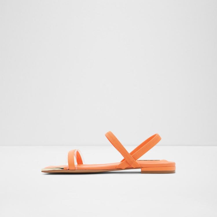 Bright Orange Aldo Wiciratha Women's Flat Sandals | hGsnECv7