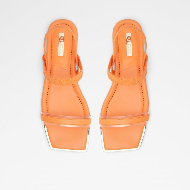 Bright Orange Aldo Wiciratha Women's Flat Sandals | hGsnECv7