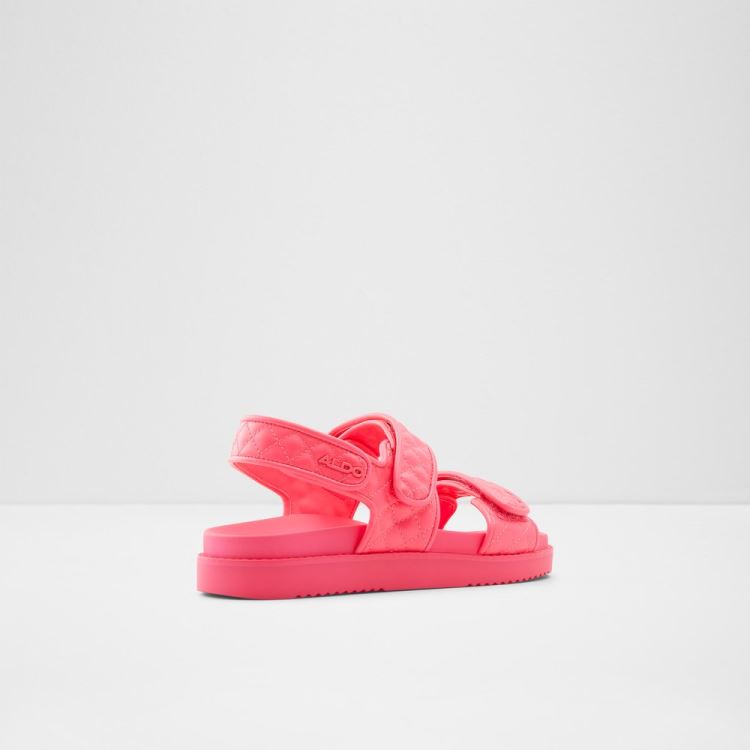 Bright Pink Aldo Eowiliwia Women's Flat Sandals | j8Q2tyin