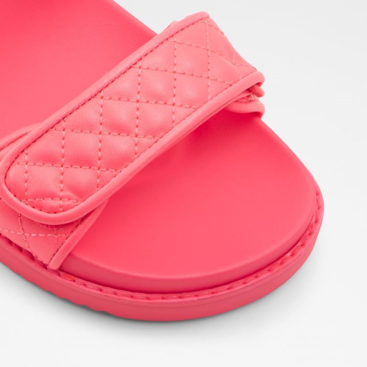 Bright Pink Aldo Eowiliwia Women's Flat Sandals | j8Q2tyin