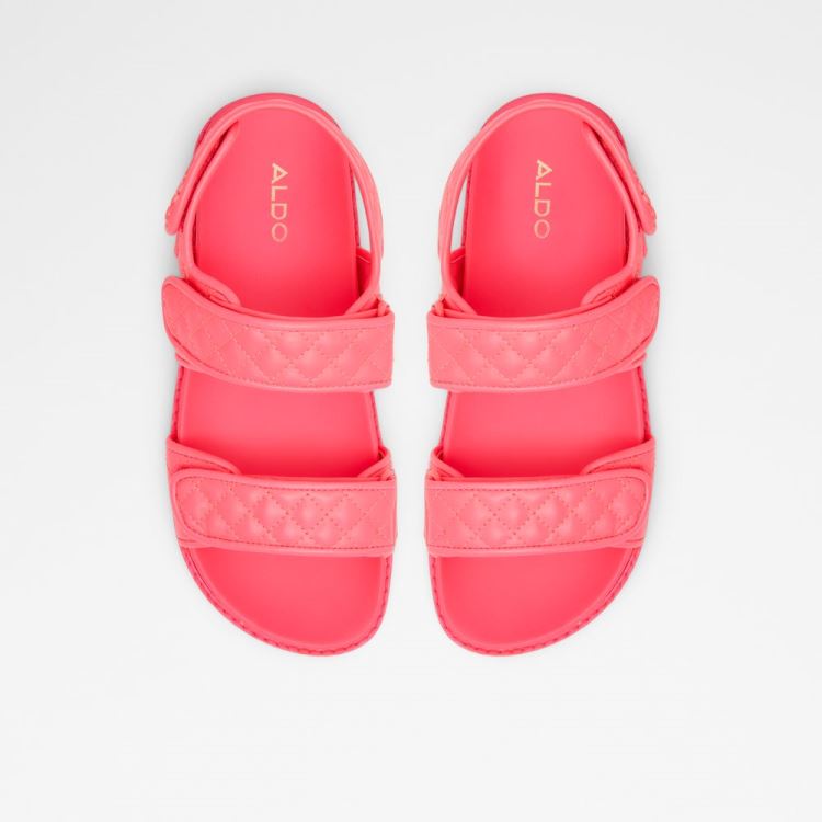 Bright Pink Aldo Eowiliwia Women's Flat Sandals | j8Q2tyin