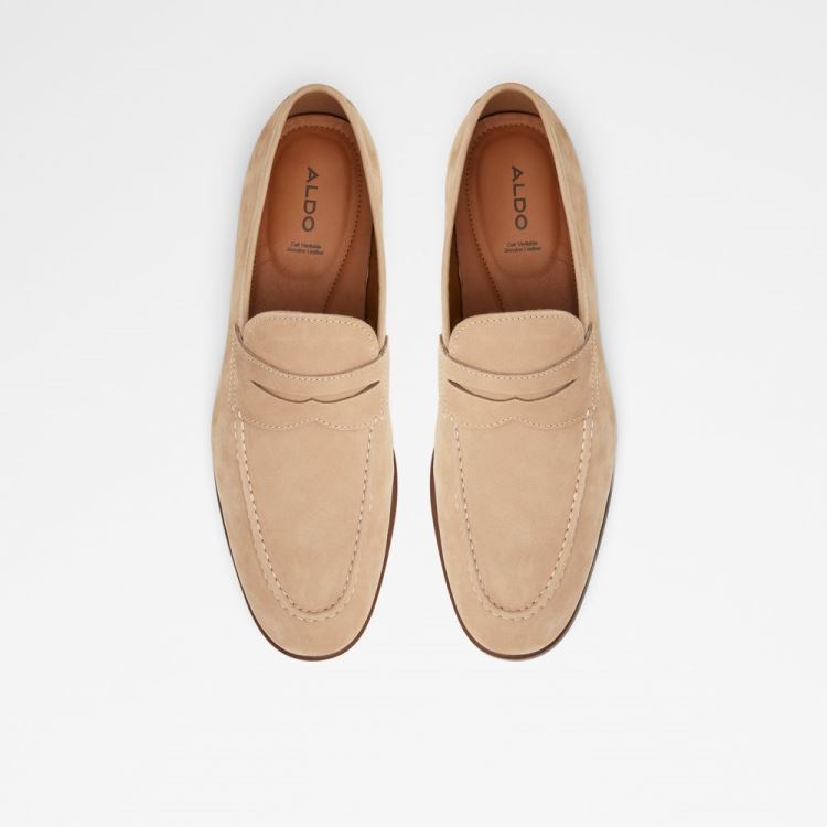 Brown Aldo Manubar Men's Loafers | 8J7R07RD