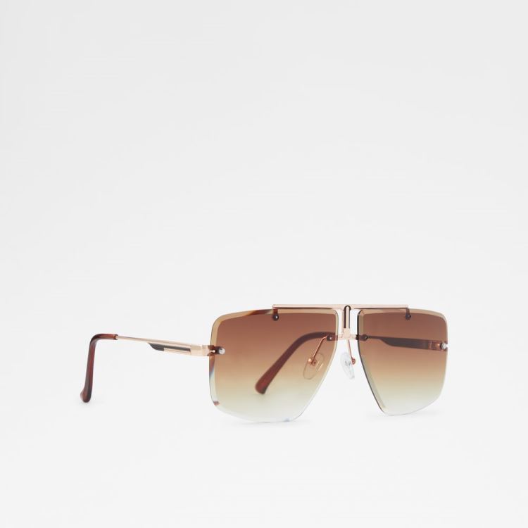 Brown Aldo Silikatu Men's Sunglasses | ARx2dAm0