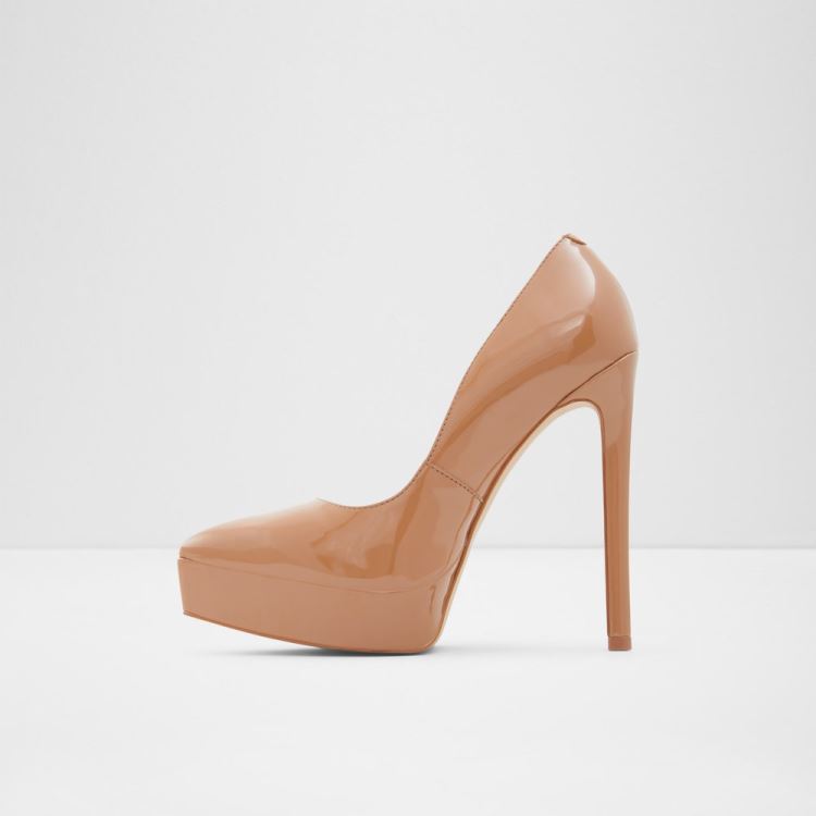 Brown Aldo Yellowfin Women's Pumps | wMjbFO0T