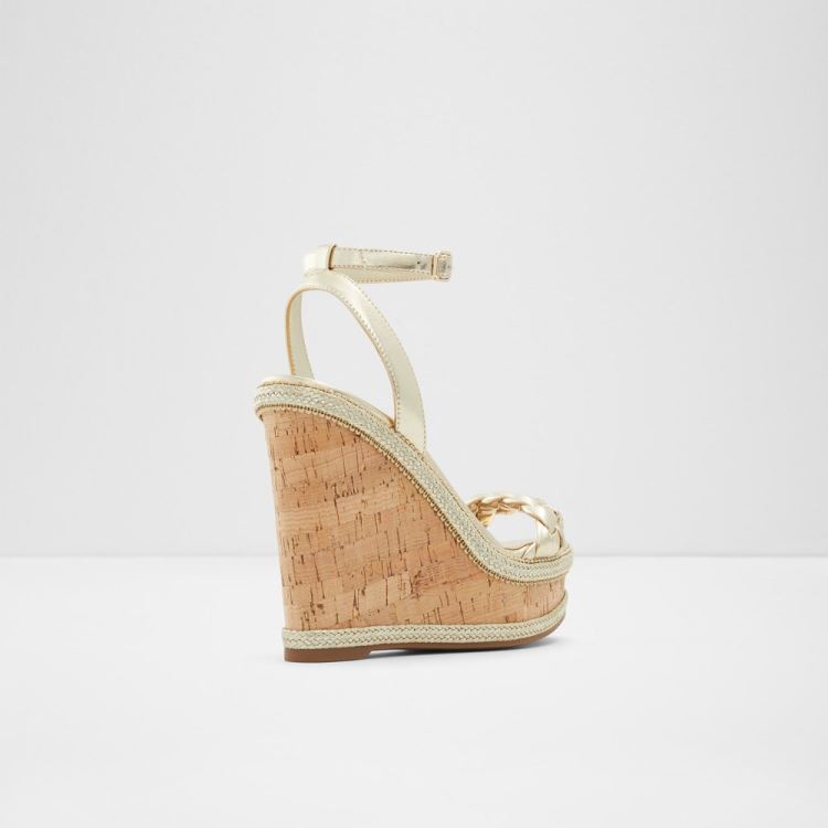 Champagne Aldo Saluth Women's Sandals | 4M7fMyHi