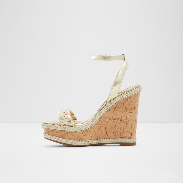 Champagne Aldo Saluth Women's Sandals | 4M7fMyHi