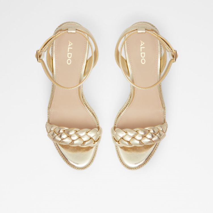 Champagne Aldo Saluth Women's Sandals | 4M7fMyHi