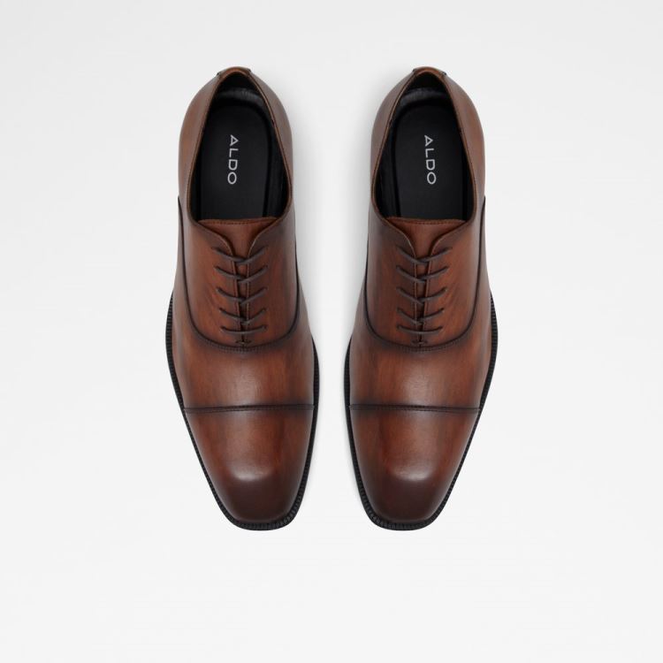 Cognac Aldo Gwilawin Men's Dress Shoes | arNSDKGM