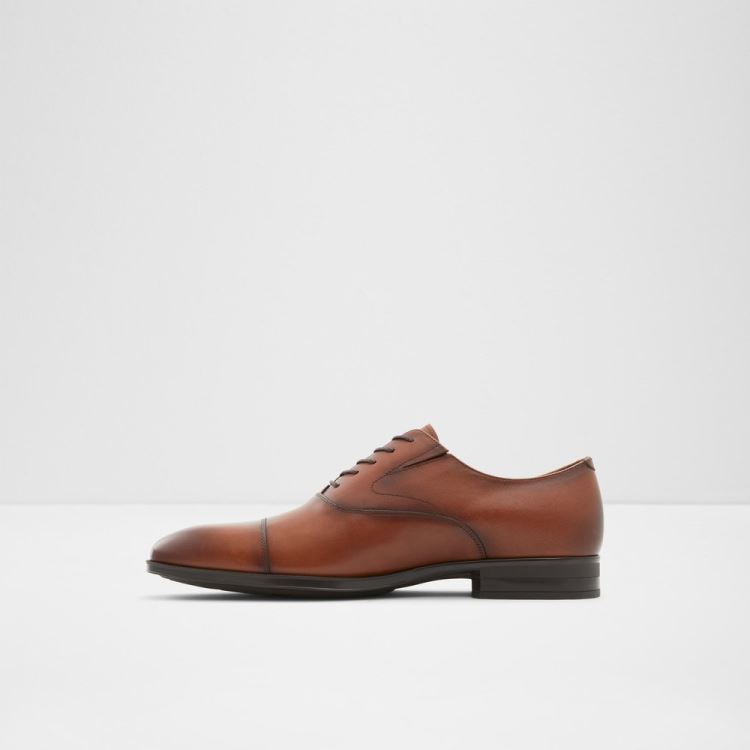 Cognac Aldo Miraylle Men's Dress Shoes | ZMKIpd7T