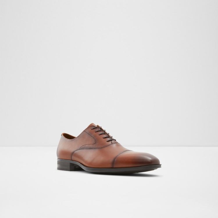 Cognac Aldo Miraylle Men's Dress Shoes | ZMKIpd7T