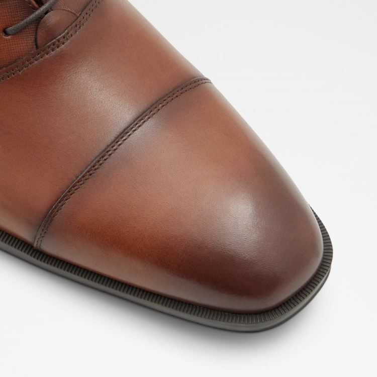 Cognac Aldo Miraylle Men's Dress Shoes | ZMKIpd7T