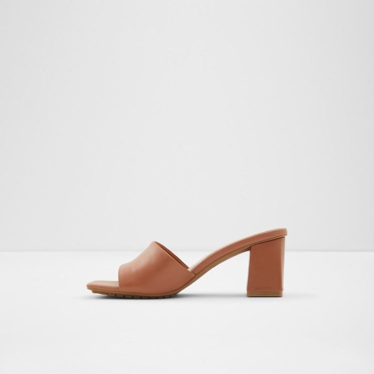 Cognac Aldo Velalith Women's Mules | 25O5Yav1