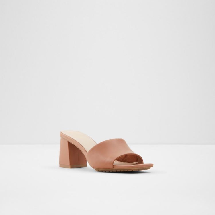 Cognac Aldo Velalith Women's Mules | 25O5Yav1