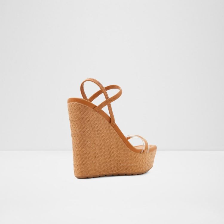 Dark Beige Aldo Bodish Women's Wedges | WGoZUSYh