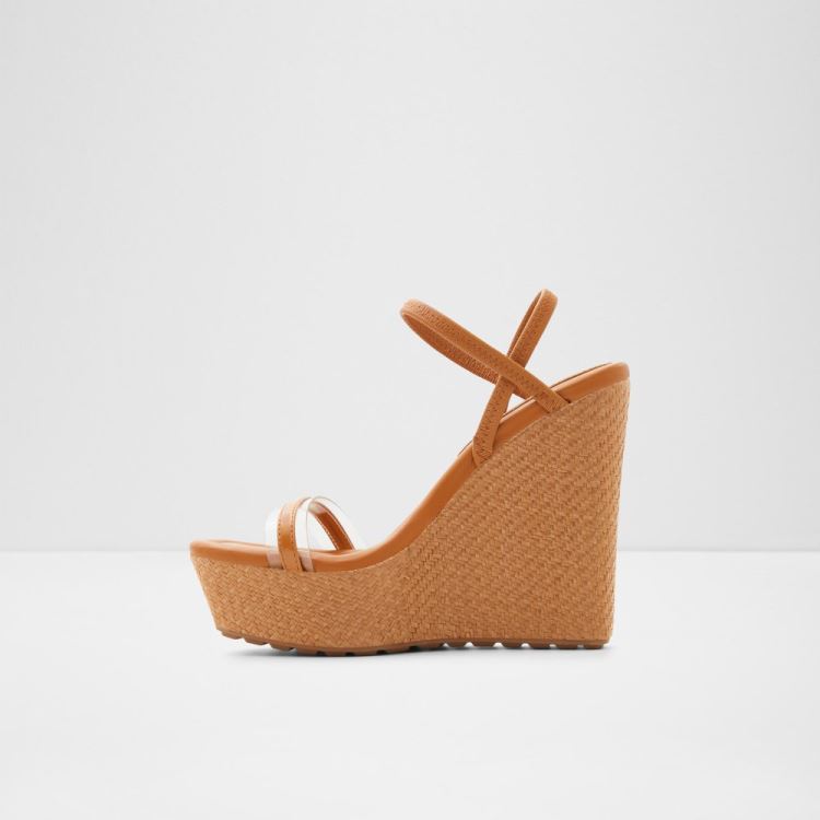 Dark Beige Aldo Bodish Women's Wedges | WGoZUSYh