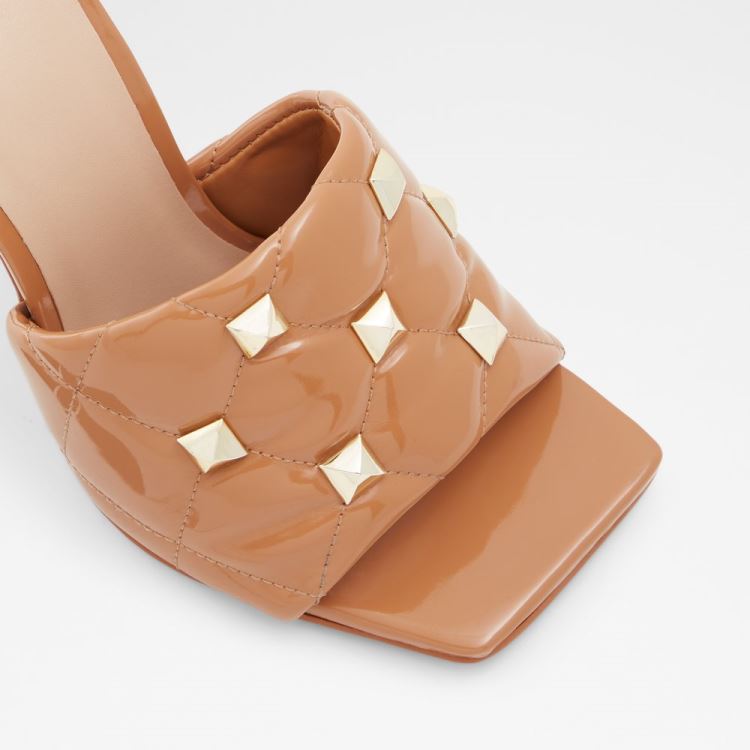 Dark Beige Aldo Zaesa Women's Dress Sandals | aKWsuF6l