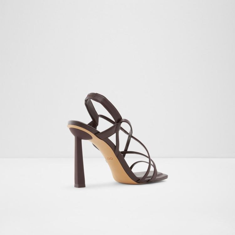 Dark Brown Aldo Amilia Women's Dress Sandals | D6EtXAny