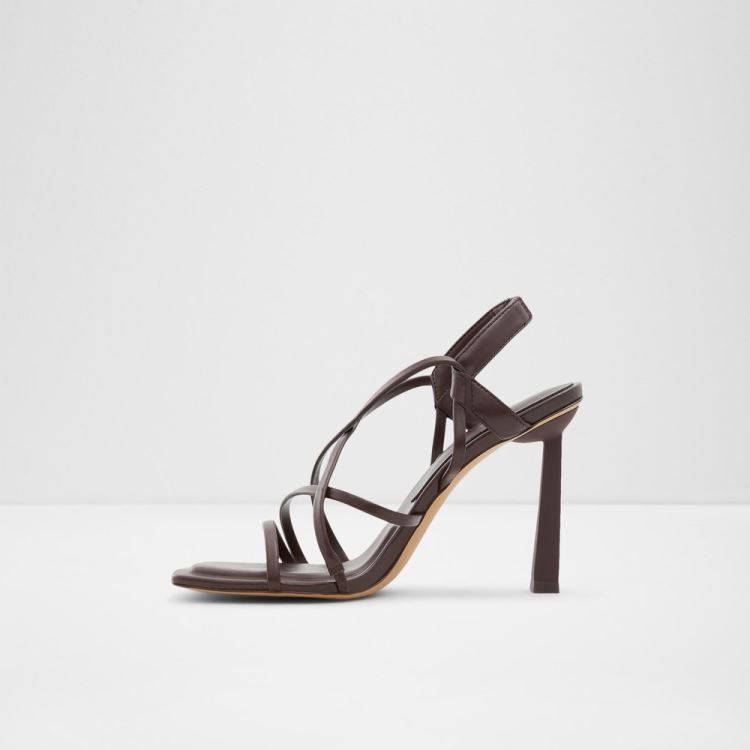 Dark Brown Aldo Amilia Women's Dress Sandals | D6EtXAny