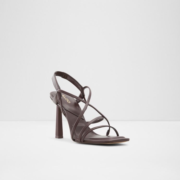 Dark Brown Aldo Amilia Women's Dress Sandals | D6EtXAny