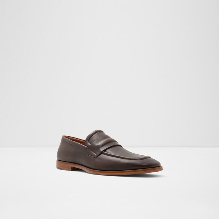 Dark Brown Aldo Bronson Men's Dress Shoes | XIfMAq4E