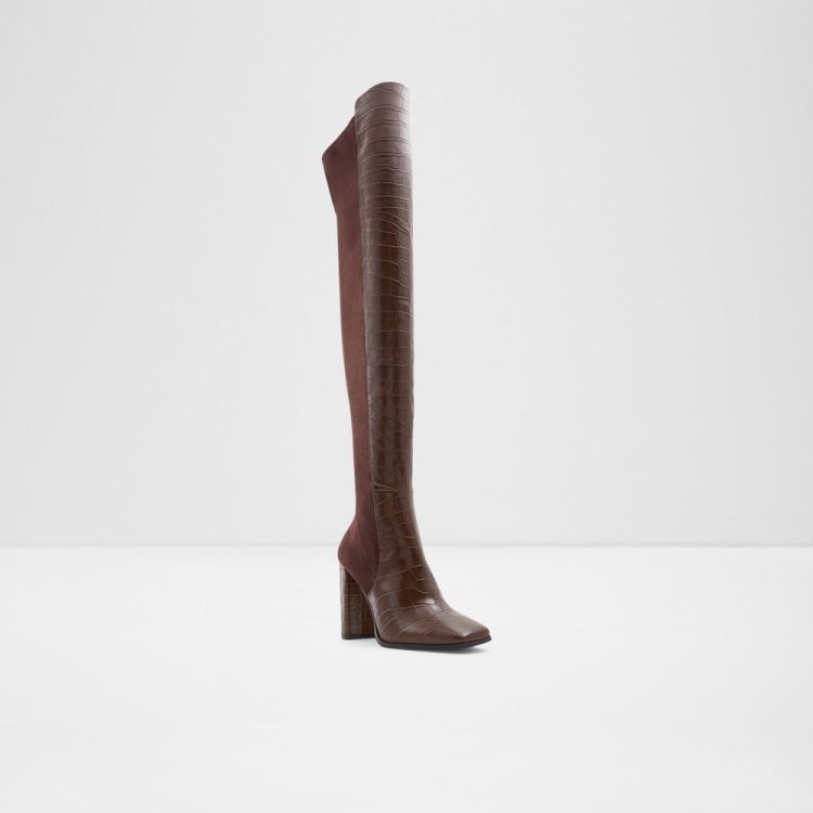 Dark Brown Aldo Choan Women's Boots | zJe4RbKw