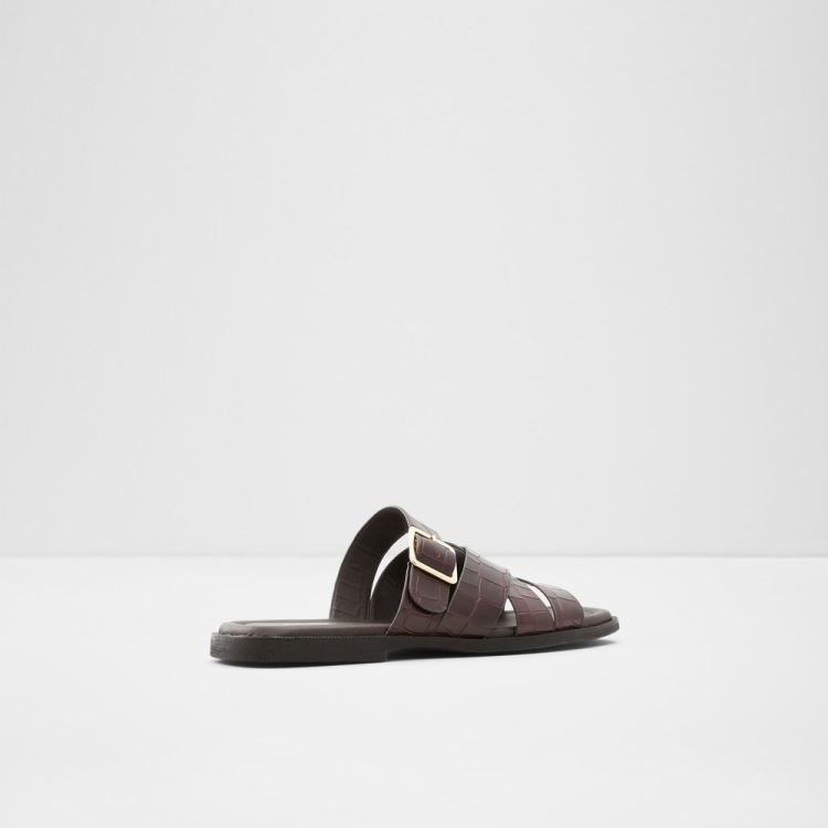 Dark Brown Aldo Dampel Men's Sandals | 1O77PrM6