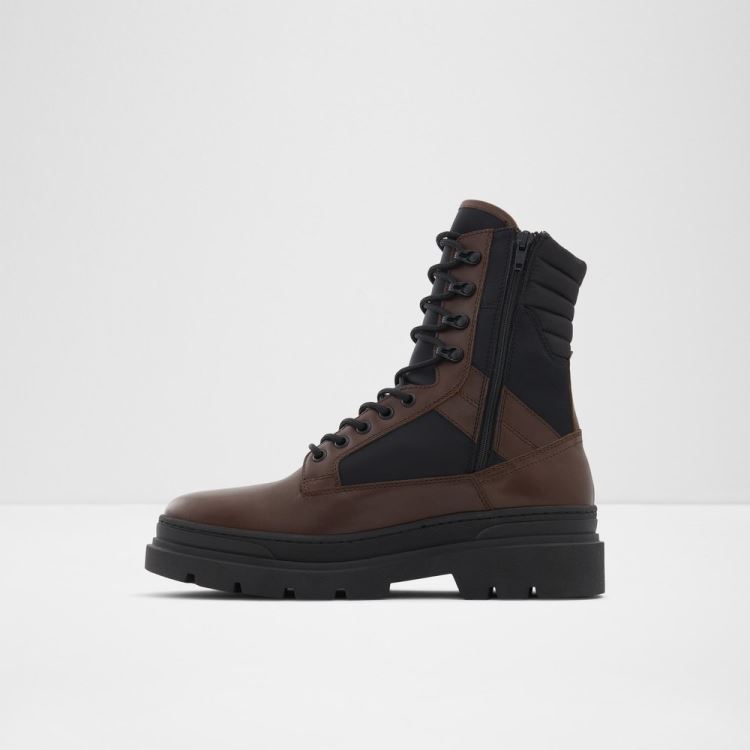 Dark Brown Aldo Field Men's Boots | hVqfhJ6T