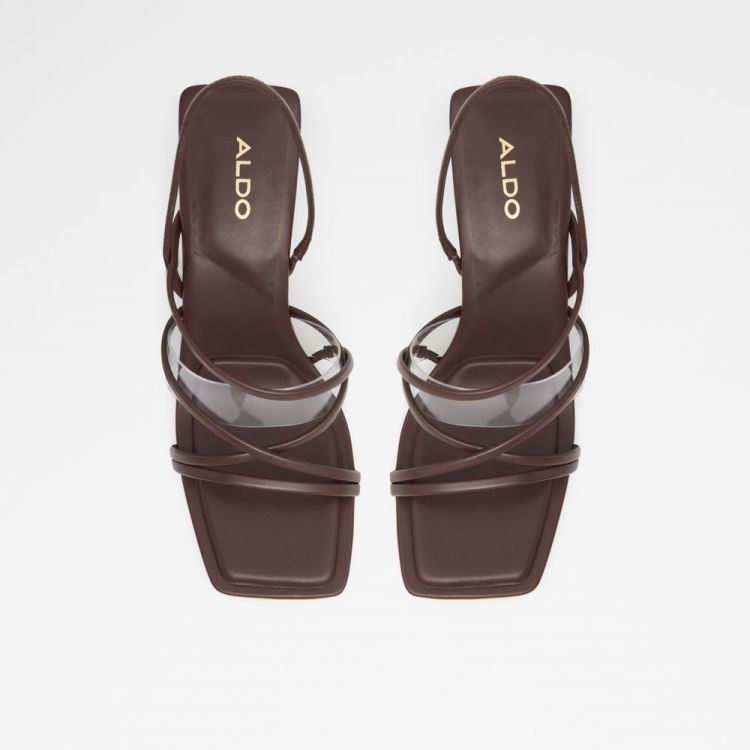 Dark Brown Aldo Jennifer Women's Sandals | cc30x9c2