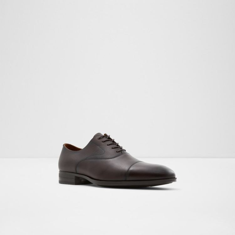 Dark Brown Aldo Miraylle Men's Dress Shoes | hRwrzNLU