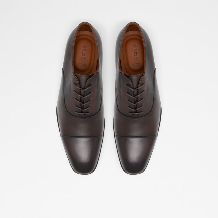 Dark Brown Aldo Miraylle Men's Dress Shoes | hRwrzNLU