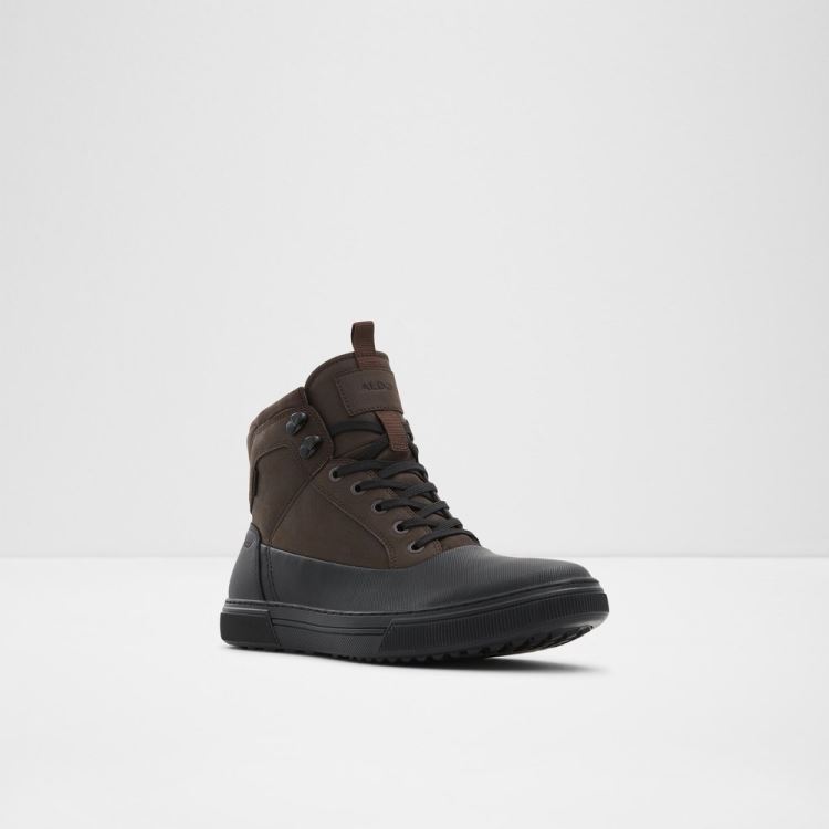 Dark Brown Aldo Moyston Men's Boots | yEPq0IRa