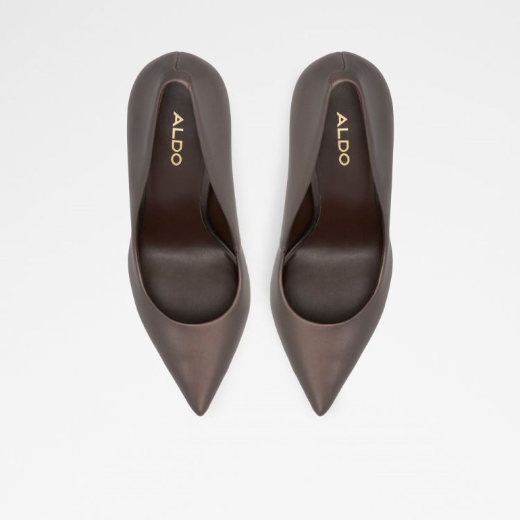 Dark Brown Aldo Stessy Women's Pumps | VnC5LB8t