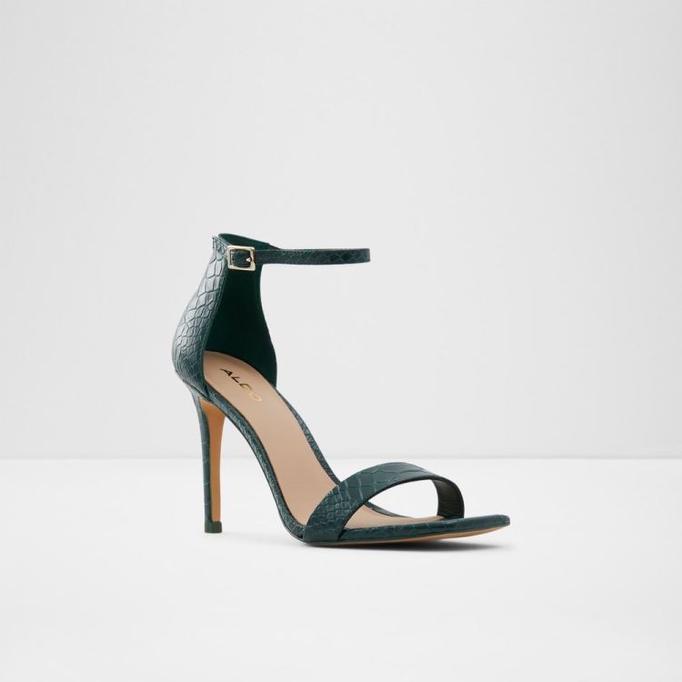 Dark Green Aldo Afendaven Women's Dress Sandals | H0h3JJi6